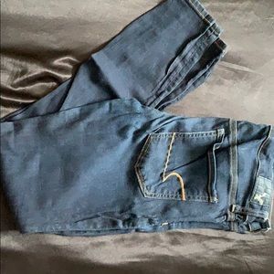 Dark blue skinny jeans